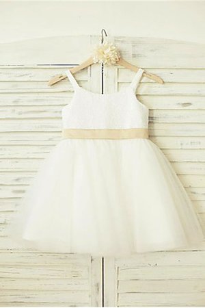 Abito da Cerimonia Bambini con Fiore Naturale in Tulle Conotta Farfalla Ornamento - Foto 2