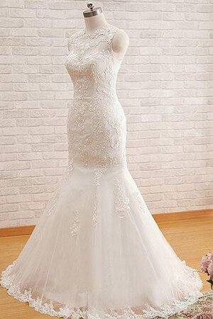 Abito da Sposa Bubble Hem Lungo tradizionale a Sala A Terra Shiena Sheer - Foto 1