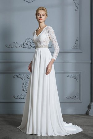 Robe de mariée au jardin de princesse pétillant plissé longue - Photo 5