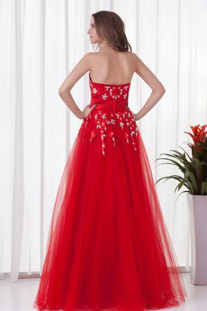 Ärmelloses langes Quinceanera Kleid mit Herz-Ausschnitt - Bild 7