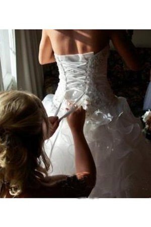 Abito da Sposa Moderno sogno radiosa Cuore Allacciato con Perline - Foto 2