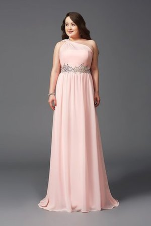 Robe de bal officiel avec chiffon avec sans manches lache avec zip - Photo 4