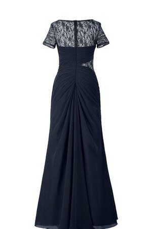 Robe de bal avec chiffon longueur au ras du sol avec perle ruché gaine - Photo 3