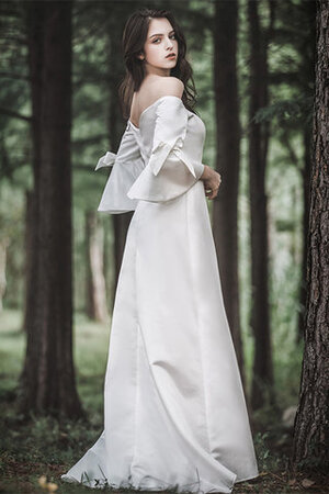 Vestido de Novia de Corte Recto de Sala de Maravilloso de Cremallera - Foto 3