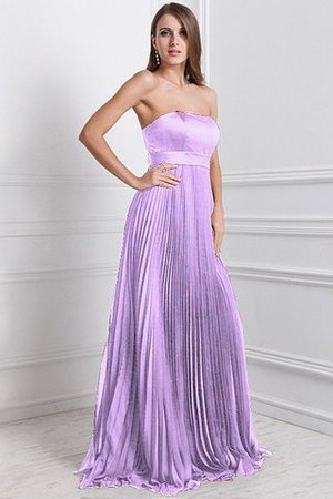 Robe demoiselle d'honneur en chiffon fermeutre eclair de lotus de bustier ligne a - Photo 23