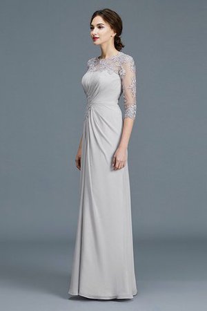 Robe mère de mariée vintage ligne a de lotus de princesse col u profond - Photo 5