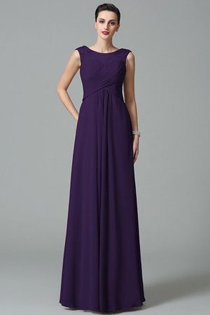 Robe demoiselle d'honneur longue jusqu'au sol de princesse avec chiffon ruché - Photo 13