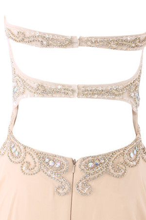 Robe de bal derniere tendance ligne a de bustier en chiffon v encolure - Photo 6