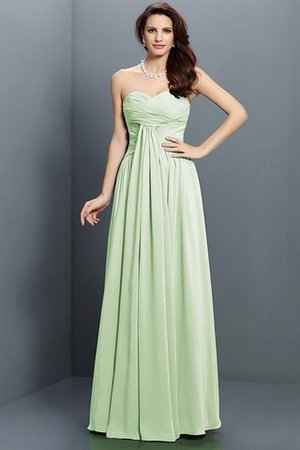 Robe demoiselle d'honneur longue de princesse jusqu'au sol fermeutre eclair en satin - Photo 26