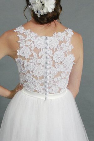 Abito da Sposa sogno Naturale V-Scollo in pizzo Lungo Puffy - Foto 4