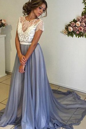 Abito da Ballo moda in pizzo Romantico con Nastro in Chiffon con Fusciacca - Foto 1