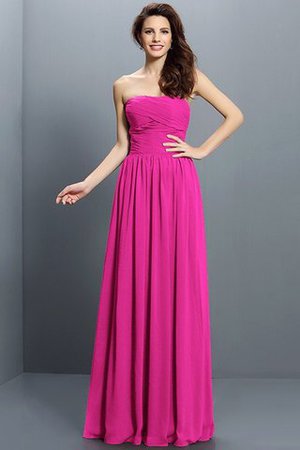 Robe demoiselle d'honneur plissé longue de princesse fermeutre eclair avec chiffon - Photo 11