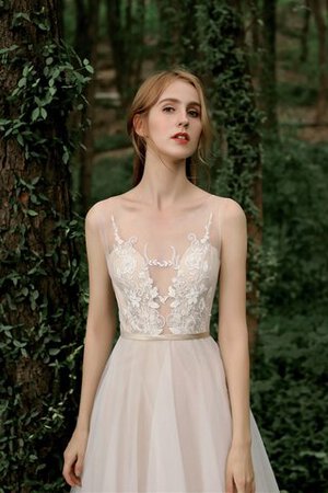 Abito da sposa medievale in tulle fantastico a riva all aperto cerniera - Foto 8